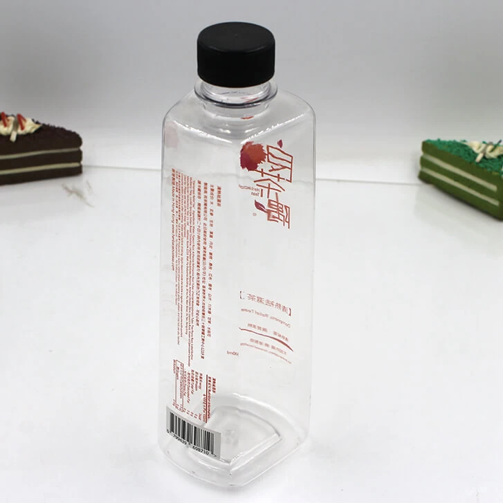 China 350ml 500ml Square Plastic Bottle manufacturer