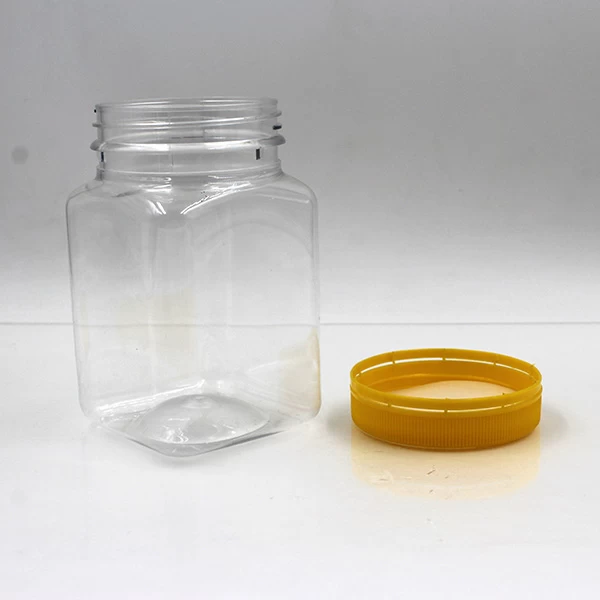 350ML Wide Mouth Square Food Grade Bottle