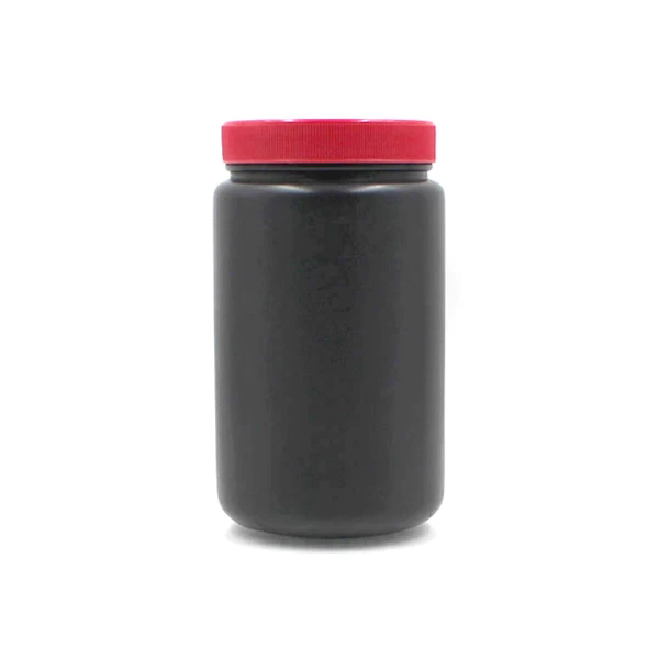 Black 1L HDPE Food Plastic Container