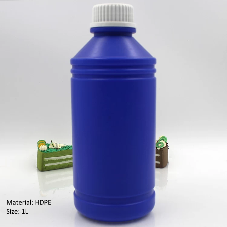 1L圆形HDPE化学粉末瓶