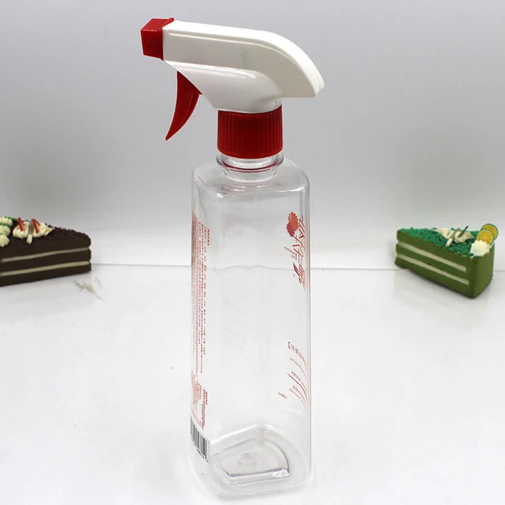 Plastic Household Use Square Spray Bottle