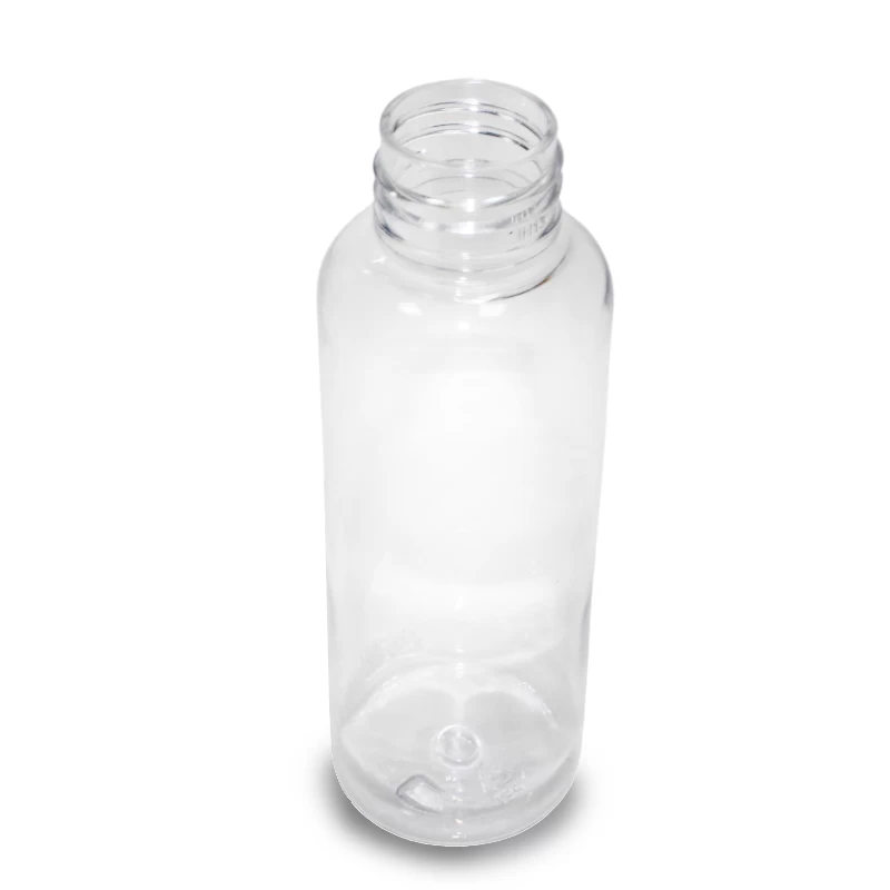 Bouteilles en plastique PET transparentes de 100 ml pour sirop