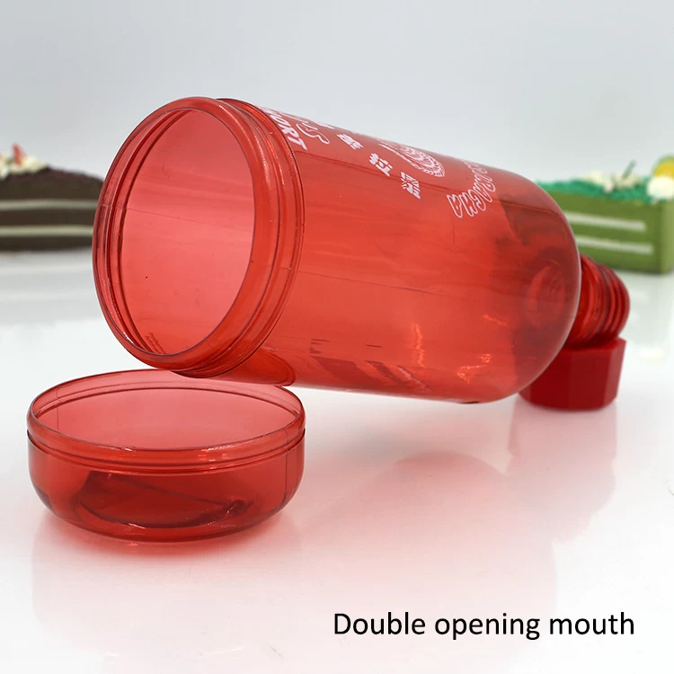 Double Mouth Plastic Wet Towel Bottle