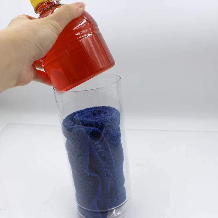 Empty Plastic Garment Packaging Tube Bottle