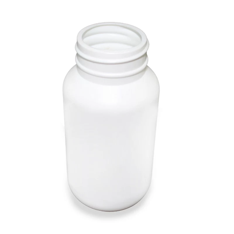 Empty White 150ml HDPE Plastic Pill Bottle