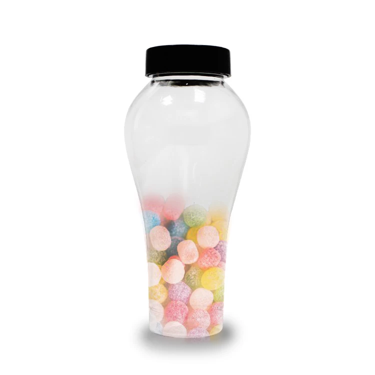 Contenants de bonbons de qualité alimentaire Bouteille en plastique PET de 150 ml
