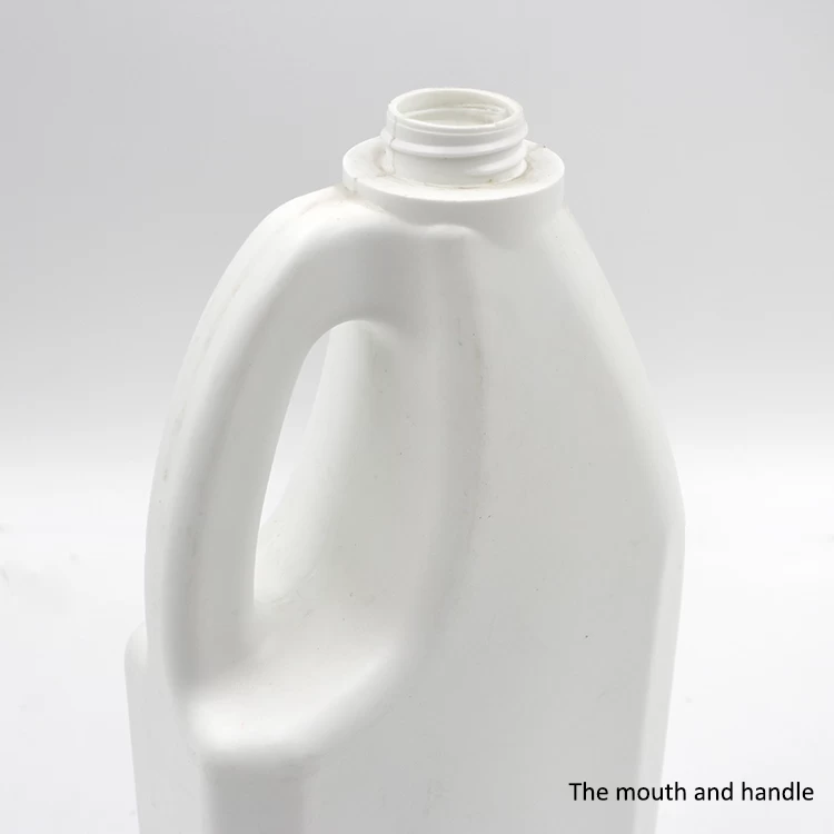 1升白色HDPE塑料牛奶瓶