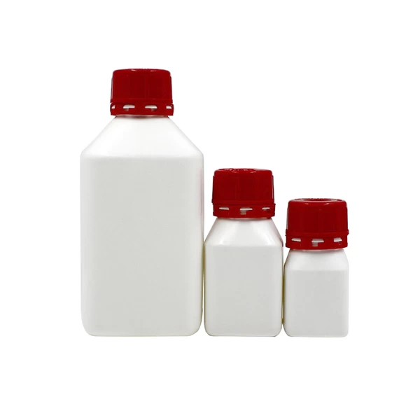 HDPE Square Plastic Chemical Bottle