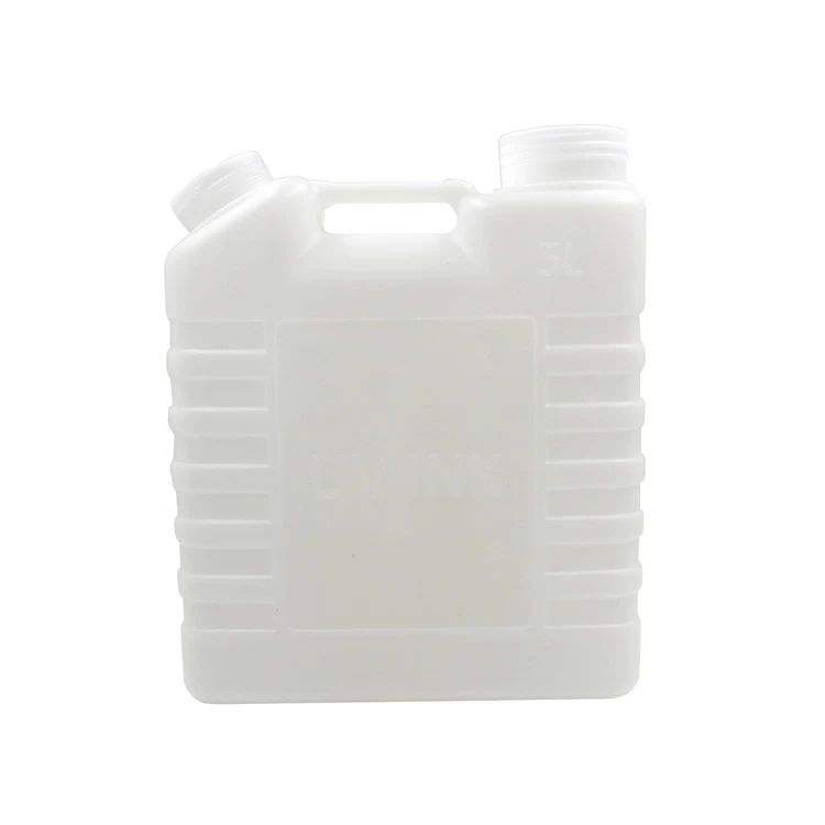 porcelana Botella de tinta UV de contenedor de gasolina de plástico de 5L fabricante