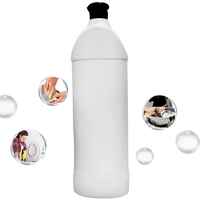 Bouteilles de savon liquide empaquetant la bouteille en plastique de compression de 500ml 900ml avec le chapeau supérieur de secousse