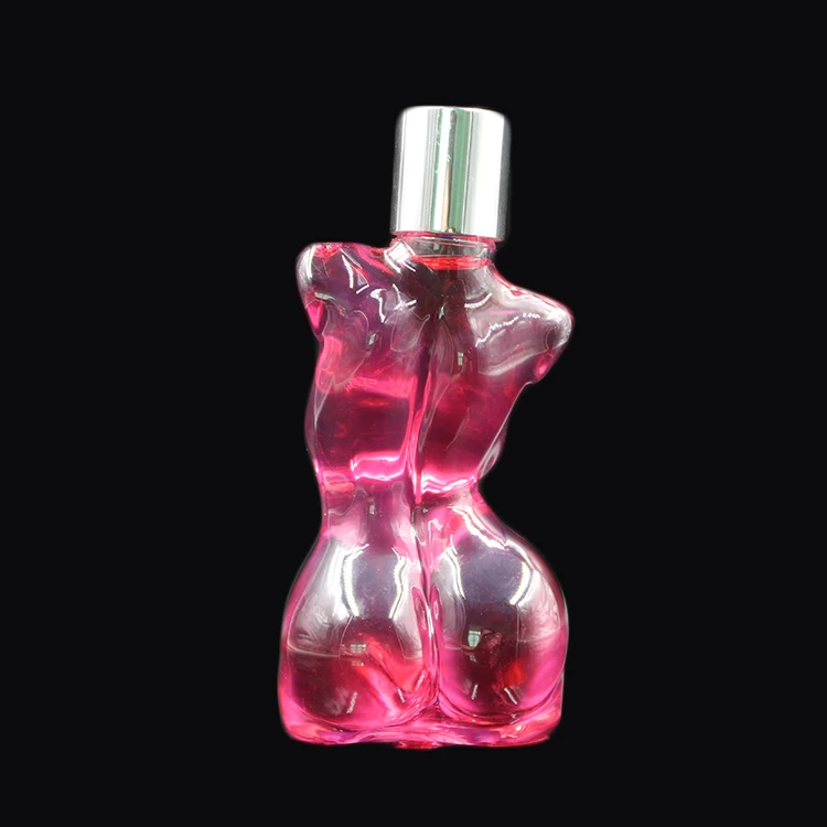 China PET Clear 120ml Female Body Shape Plastic Bottle manufacturer