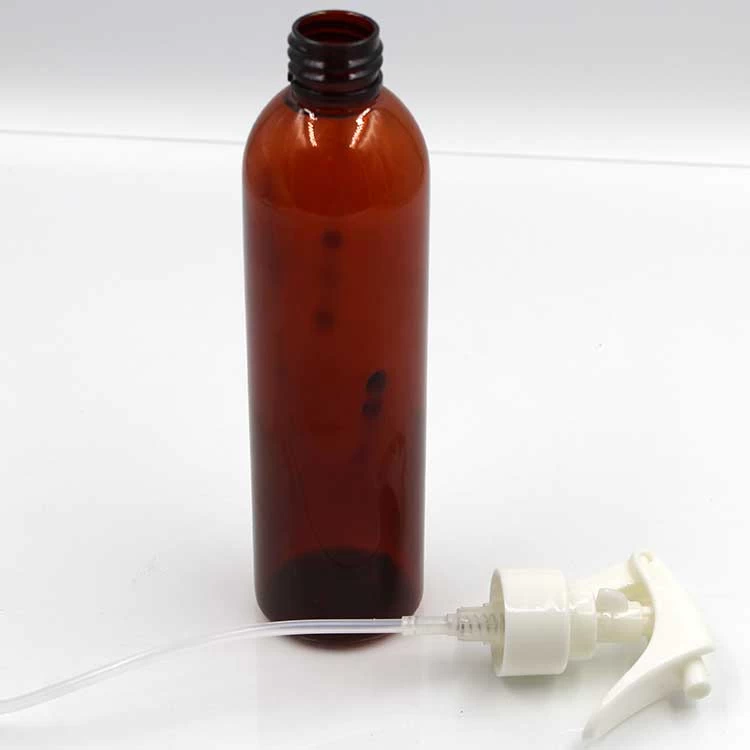 8OZ Amber Personal Care Spray Bottle Plastic