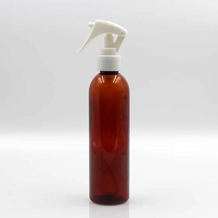 China 8OZ Amber Personal Care Spray Bottle Plastic manufacturer