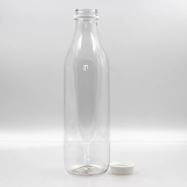 China Plastic Milk Bottle With Lid manufacturer