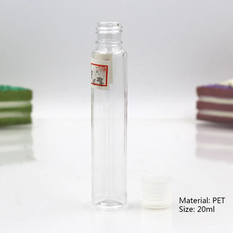 China PET Mini Small 20ML Plastic Bottle manufacturer