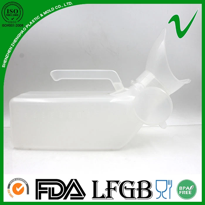 China 1L Medical Use Female Plastic Urinal manufacturer