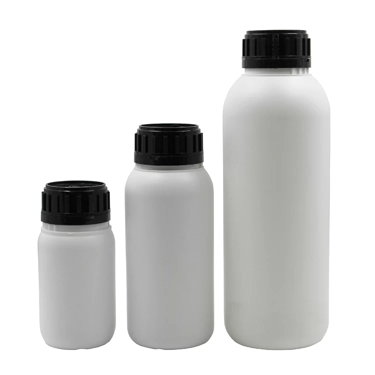 Round HDPE Chemical Pesticide Plastic Bottle
