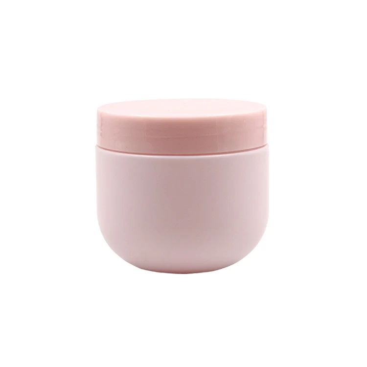 China 150ML HDPE Pink Plastic Skincare Jar manufacturer