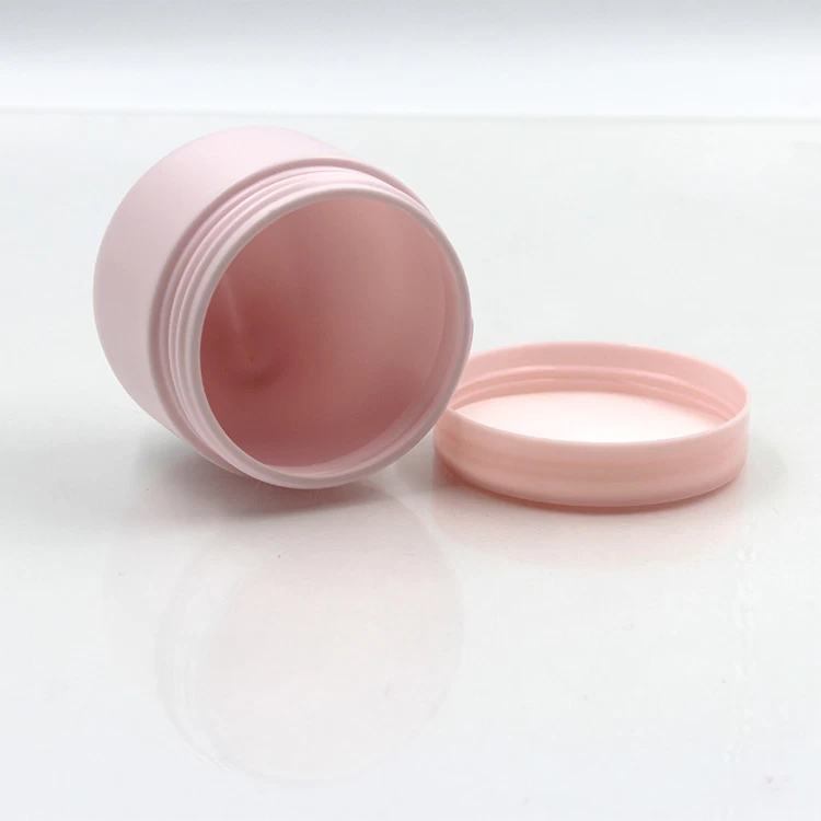 中国 150ML HDPE粉色塑料护肤罐 制造商