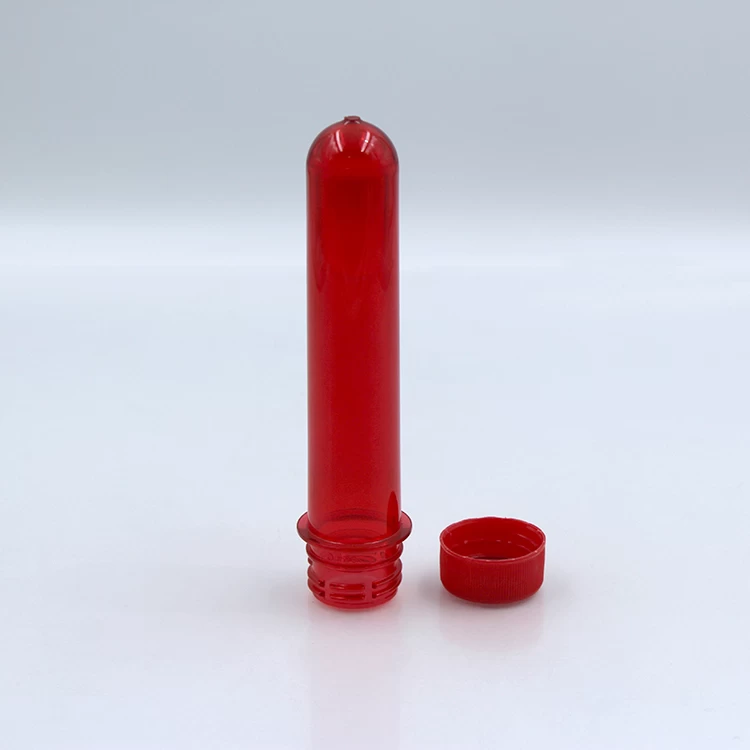 Thick Plastic Pill Tube With Screw Cap