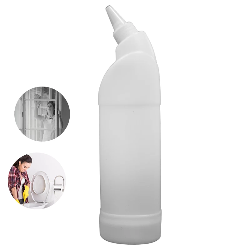 厕所地板清洁剂瓶包装 750 毫升带扭盖挤压瓶