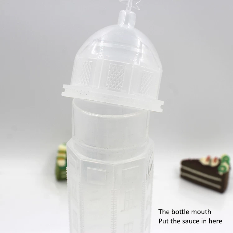 独特的塑料宝塔形瓶子