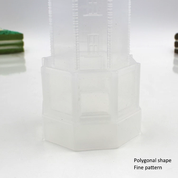 Unique Plastic Pagoda Shaped Bottle