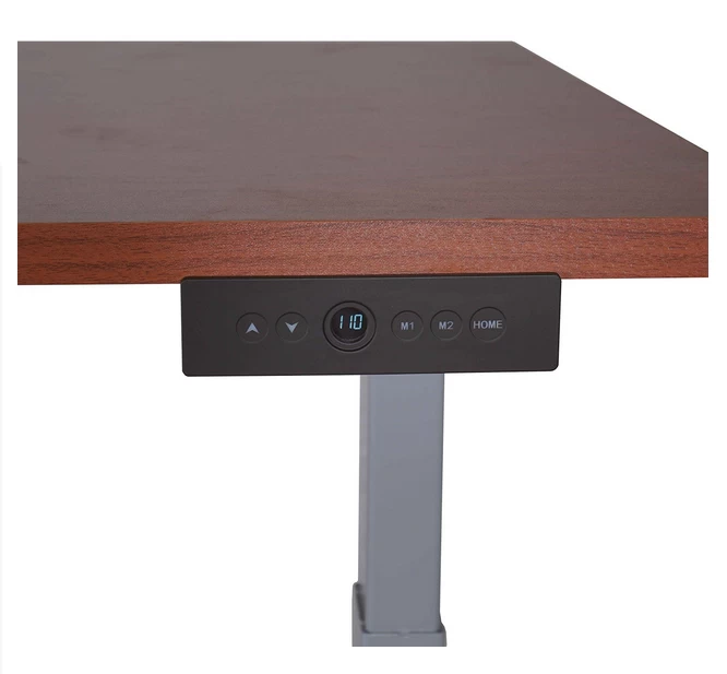 Adjustable Height Standing Desk with Electric Push Button Black Base, 24‘’-50‘’Height Range