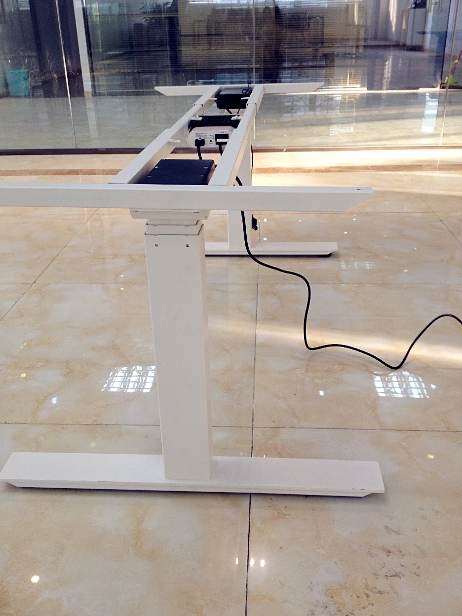 Low noise easy assembly adjustable height table base from China manufacturer