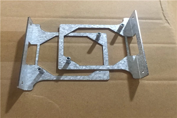 sheet metal parts with bending, tappping, punching without surface treatment