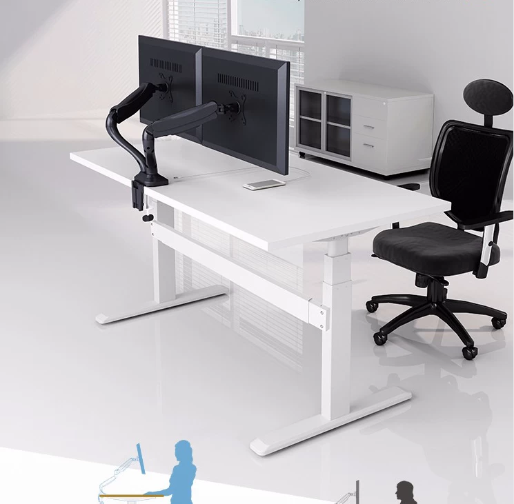 Bureau meubles hauteur réglable électrique permanent bureau cadre