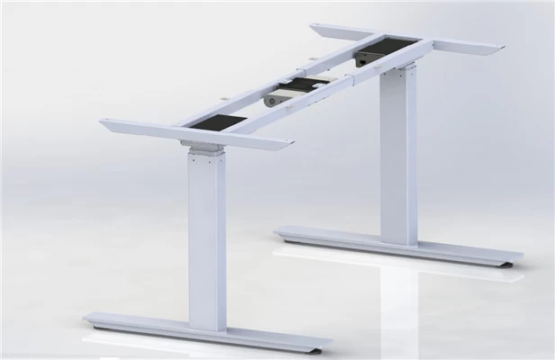 height adjustable desk from Conset this sit stand desk is electric