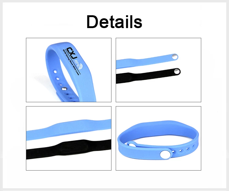 Silicone RFID Fitness Gym Bracelet