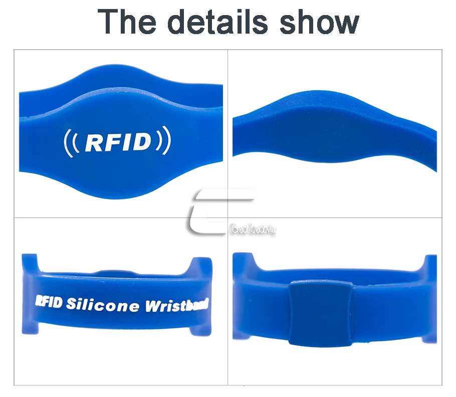 dual frequency silicone rfid wristband