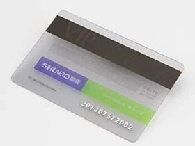 chuangxinjia transparent printed PVC card