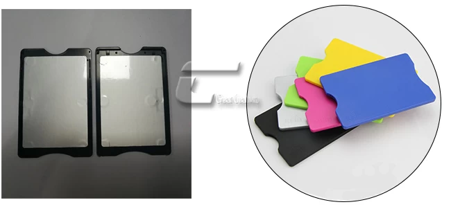 plastic ABS rfid blocking anti theft card holder