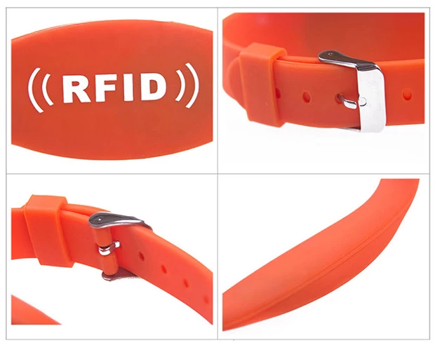 Silicone UHF RFID Watch Wristband