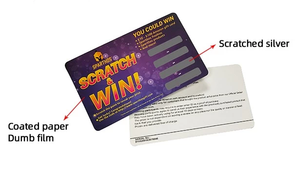 Full-color-printing-Paper-winning-scratch-off-cards