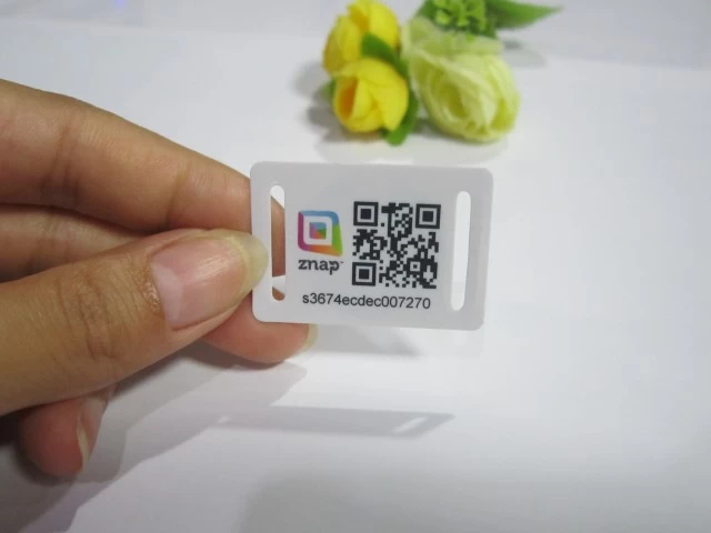 NFC tag with QR code for nfc wristband