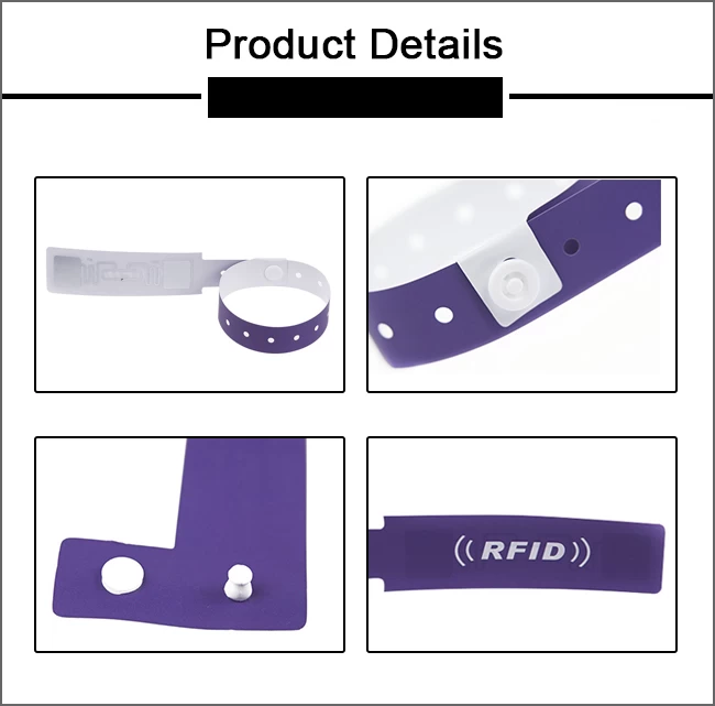 Disposable paper RFID wristbands