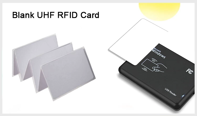 blank white uhf rfid smart card ISO18000-6C
