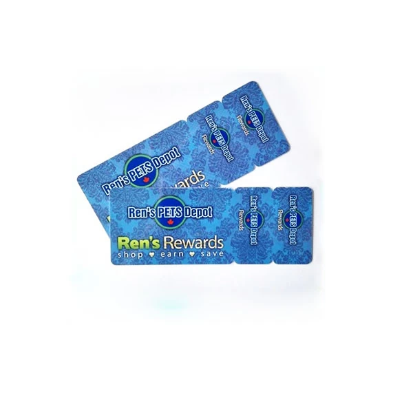 CR80 Plastic Card with 2Up Keytags