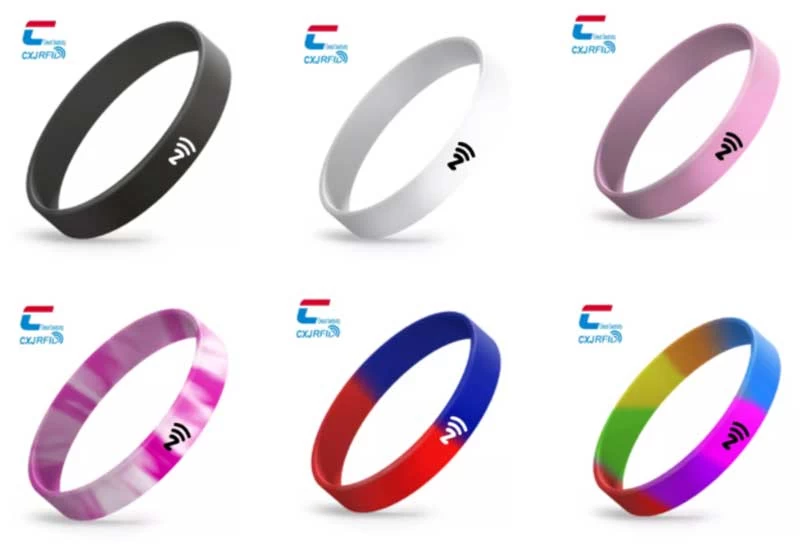 NFC Ultra-thin Silicone Wristband