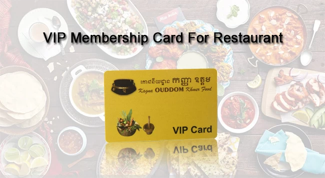 VIP Membership Cards Introduction: