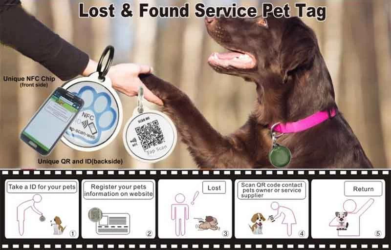 NFC Tag Pet Electronic ID