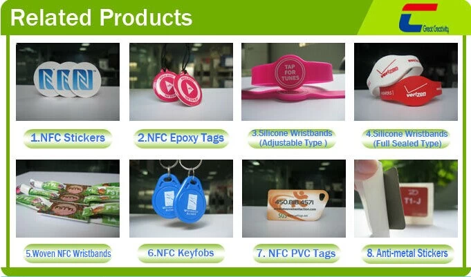 NFC icon epoxy tag