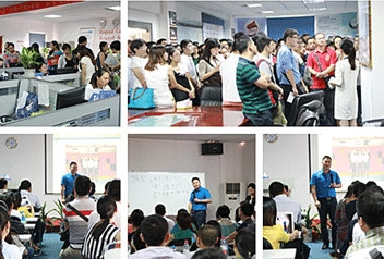 La società fornitore CXJ RFID dà il benvenuto alle imprese di elettronica Alibaba a Guangzhou