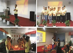 创新佳十月周年生日派对