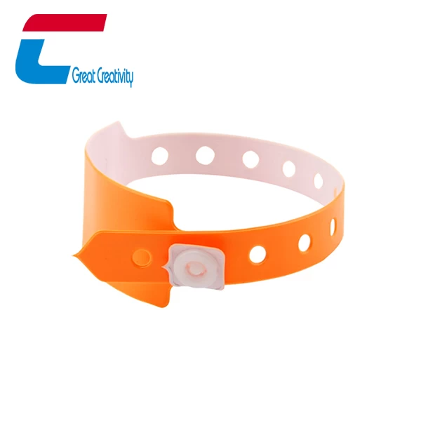 Custom Printed Disposable RFID Plastic Wristbands For Events