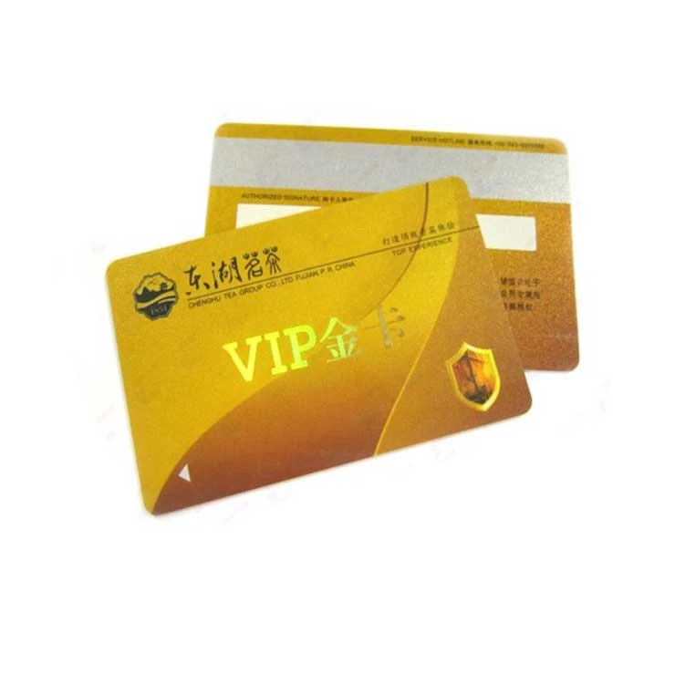 Custom wholesale high quality PVC barcode membership card/VIP card
